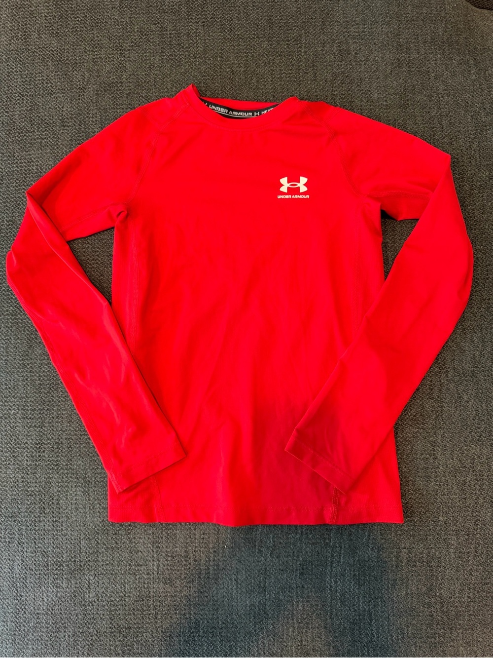 Under Armour Youth Long Sleeve Crew Shirt